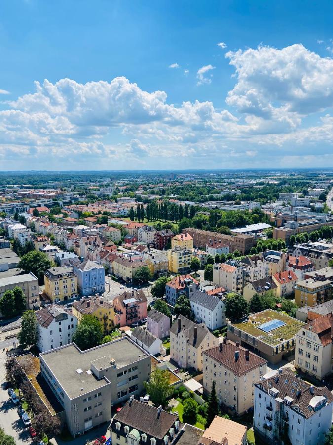 Hotelturm Augsburg Appartment 29 Stock Exterior photo